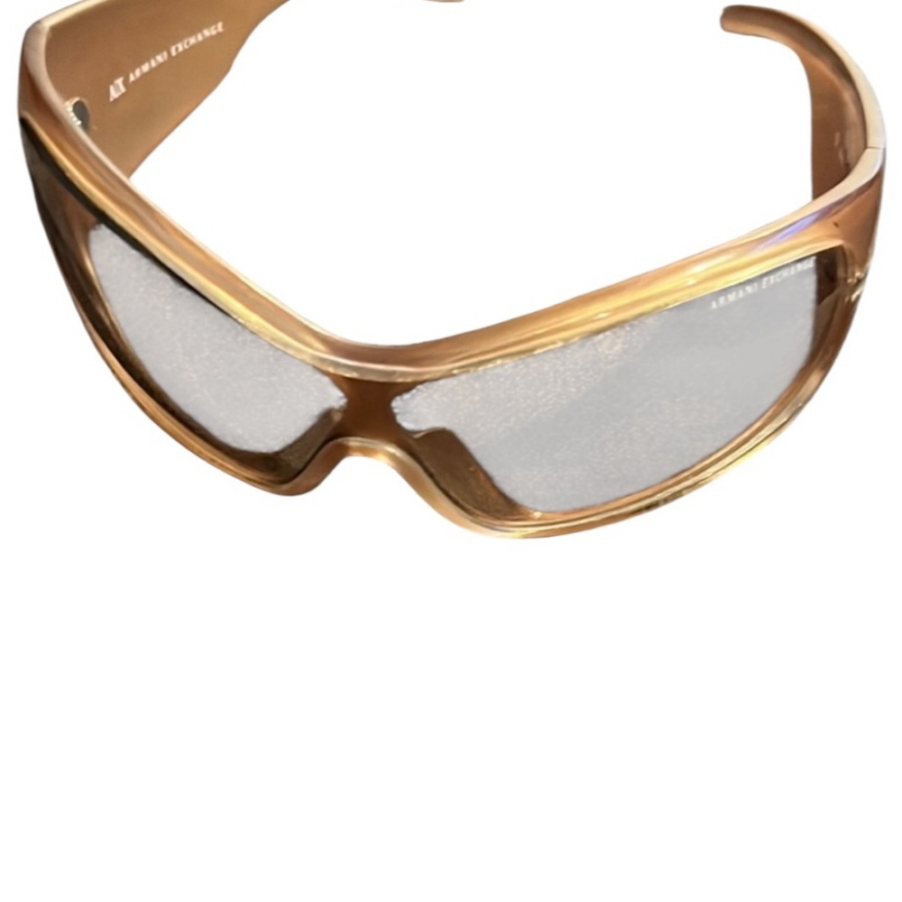 Armani Exchange gold sheild sunglasses